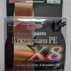 Опаковка на рибарския конец Ben Dao Super Quality 8 Braided PE с дължина 100m и тегло 4.2kg.