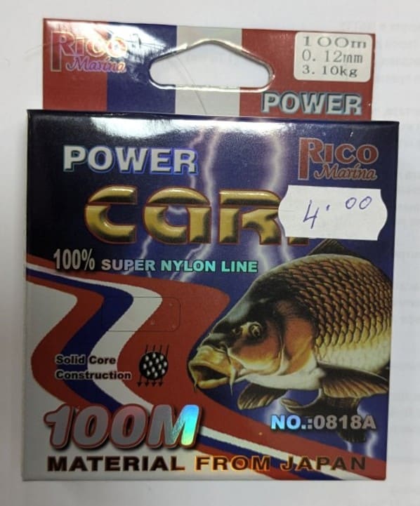 Опаковка на RICO Power Super Nylon Line