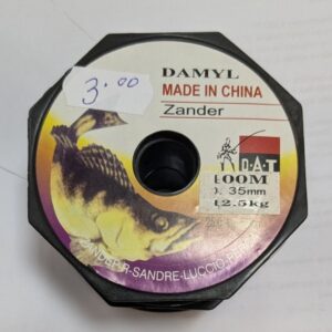 Ролка рибарска струна Zander Damyl Professional 0.35mm с маркировка 12.5kg якост и 100м дължина