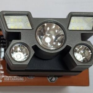LED фенер за глава с 4 режима на работа и USB зарядно гнездо