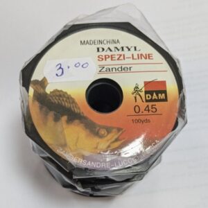 Ролка рибарска струна Zander Damyl SPEZI-LINE с маркировки 0.45mm диаметър и 100 ярда дължина