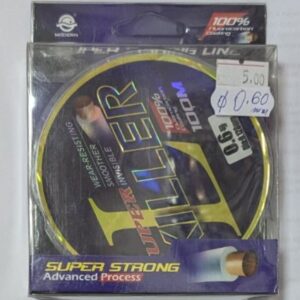 Опаковка на риболовно влакно KILLER Super Strong с флуорокарбоново покритие, 100 метра, диаметър 0.60 мм
