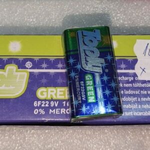 Батерия 9V, GREI, 6F22