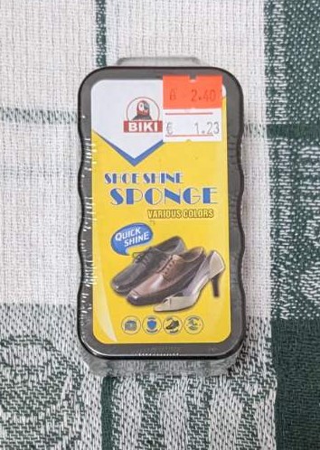 Гъба за бързо почистване и блясък на обувки BIKI