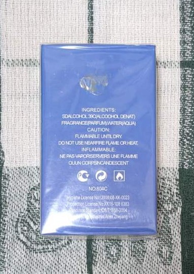 CUBA Eau de Toilette – мъжки парфюм 100 мл в синя кутия със снимка на мъж в костюм. 1