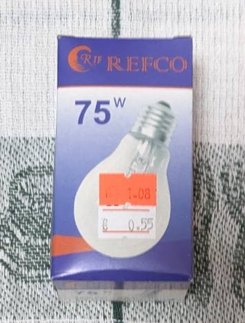 Класическа крушка REFCO 75W E27.