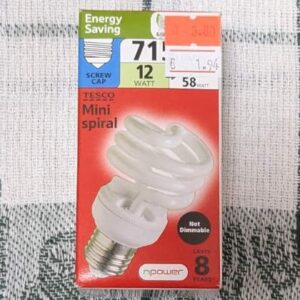 Енергоспестяваща крушка Mini Spiral 12W = 58W, E27, 220V