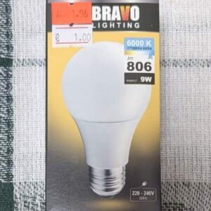 LED крушка BRAVO 9W = 60W, E27, 220V