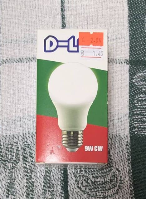 LED крушка D-LED 9W = 75W, E27, 220-240V