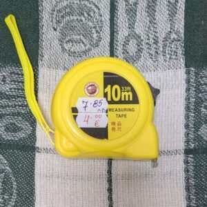Ролетка от PVC с дължина 10 метра, здрава и удобна за измерване