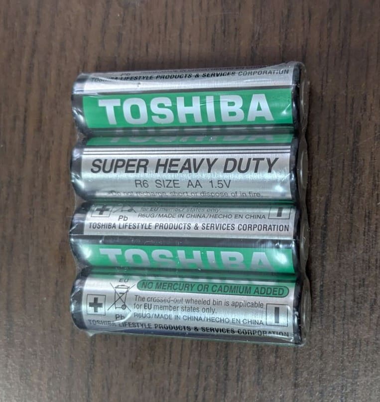 Обикновени батерии AA 1.5V (R6) Super Heavy Duty – Toshiba