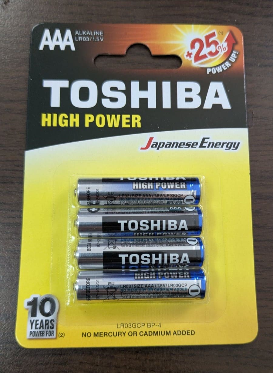 алкални батерии AAA Toshiba High Power
