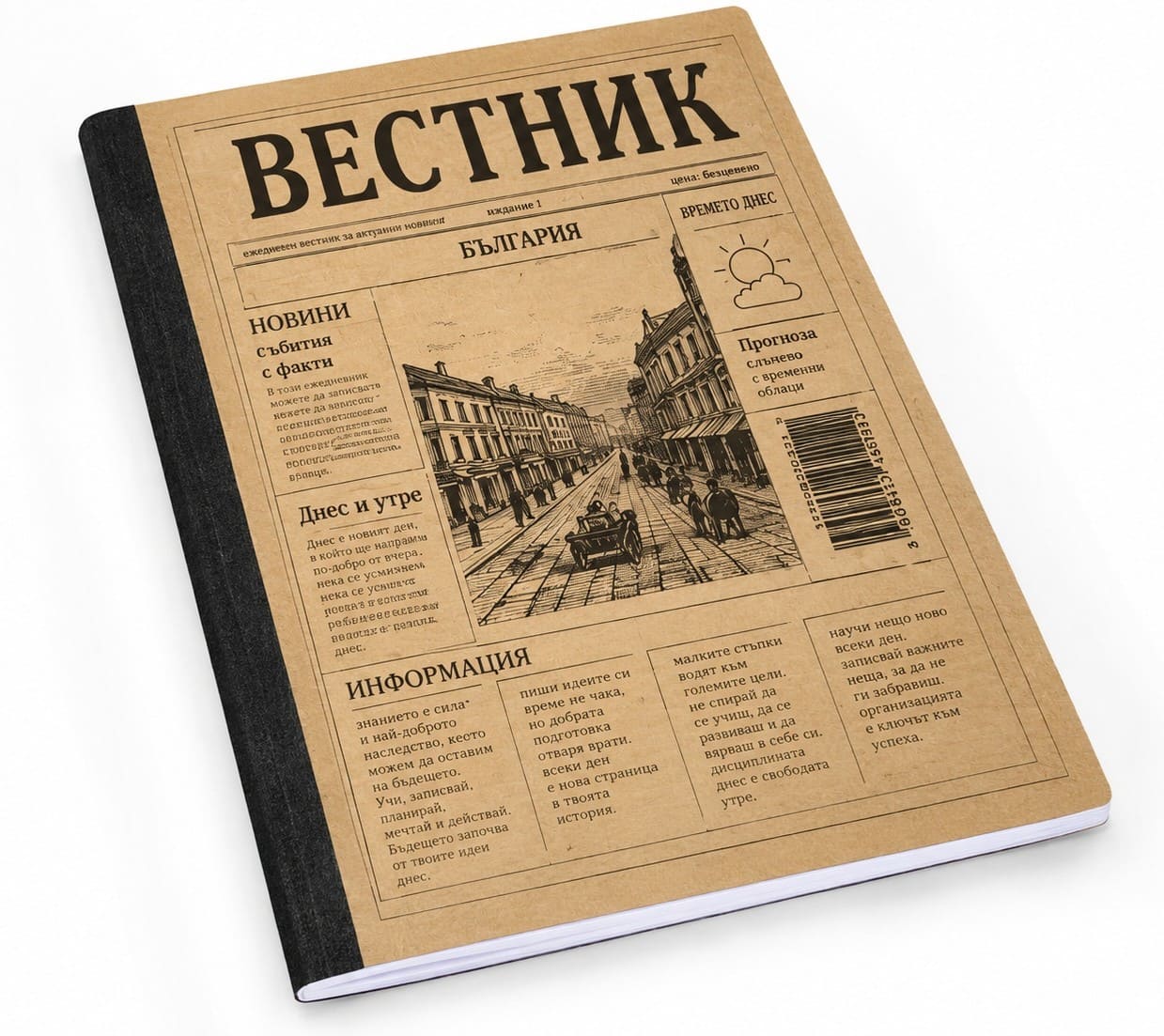 А5 тетрадка вестник 40 листа
