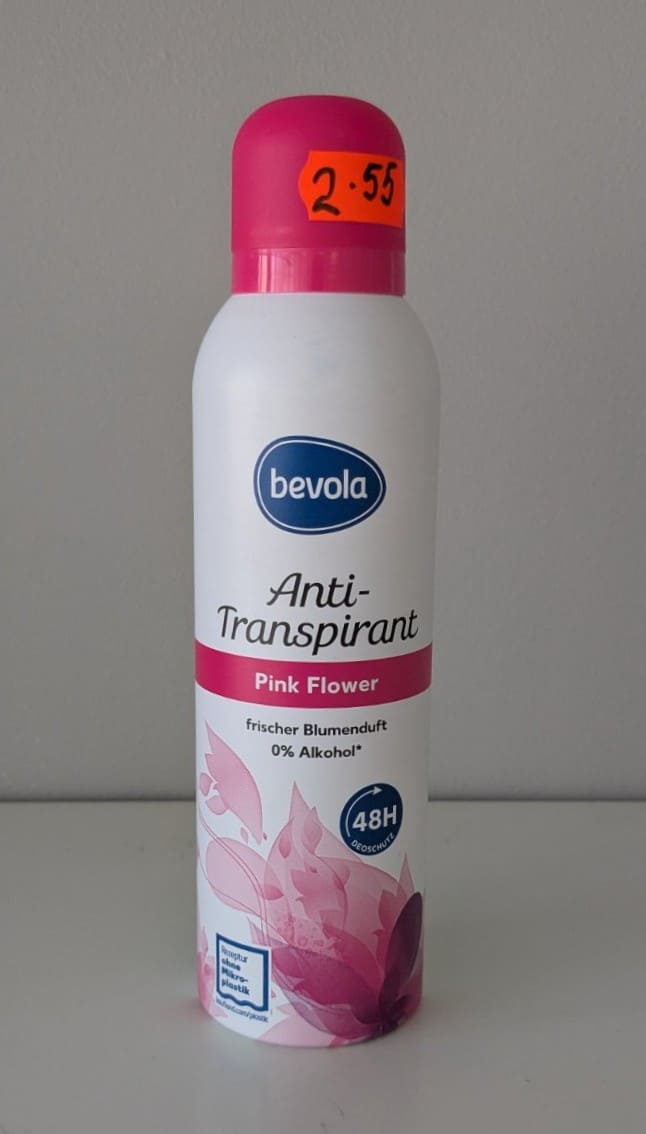 Антиперспирант bevola Pink Flower 200 ml с 48 часа защита