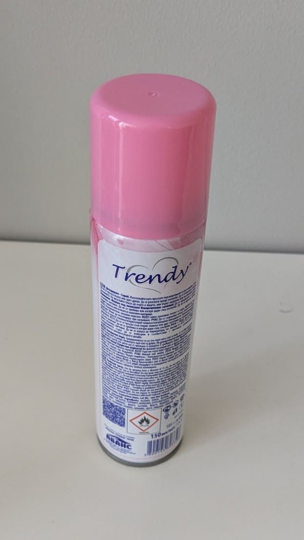Trendy Delicate 150 ml състав инструкции и предупреждения върху опаковката
