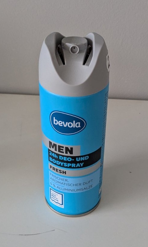 Мъжки дезодорант bevola Men Fresh 200 ml с 24 часа защита