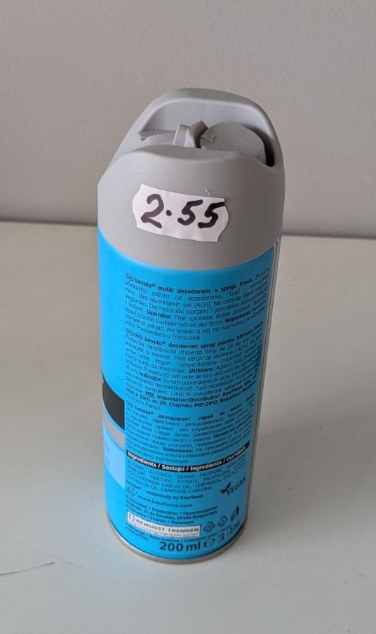 bevola Men Fresh 200 ml състав инструкции и предупреждения върху опаковката